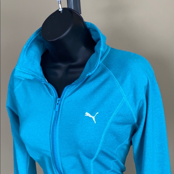 Puma Dry Cell Athletic Top - Full Front Zip - Sz S - Picture 2 of 13